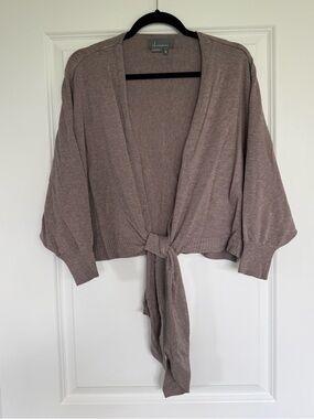 By Anthropologie Tie Front Cardigan Sweater in Maeve One Size